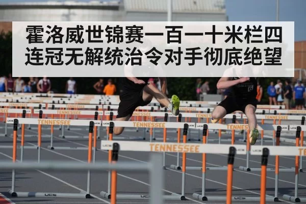 110m hurdles race